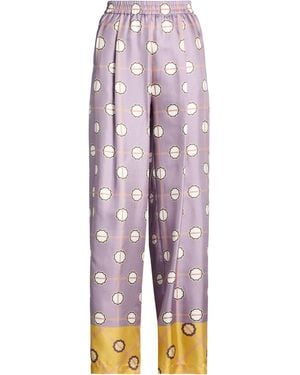 ODEEH Lilac Pants Silk - Purple