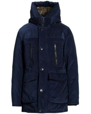Woolrich Deep Coat Cotton - Blue