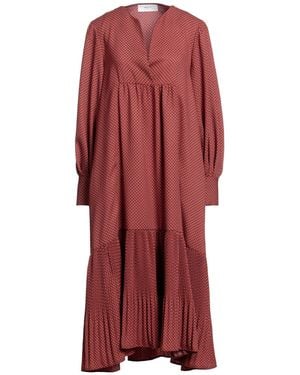 Beatrice B. Midi Dress - Red