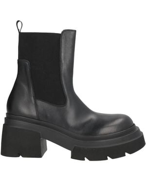 Elena Iachi Ankle Boots Leather - Black