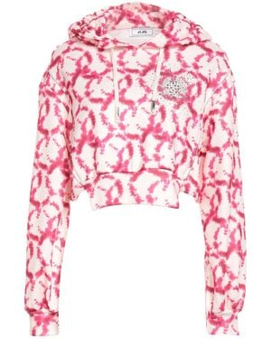 Jijil Fuchsia Sweatshirt Polyester, Cotton - Red