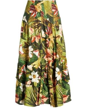 FARM Rio Midi Skirts - Green