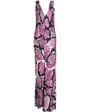 Ice Play Maxi Dress Viscose - Purple