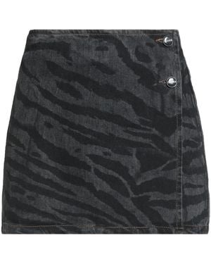 Ganni Denim Skirt Cotton - Grey