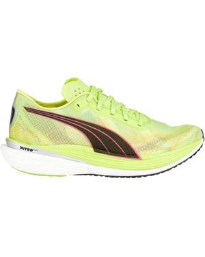 PUMA Lime Trainers Textile Fibres - Yellow