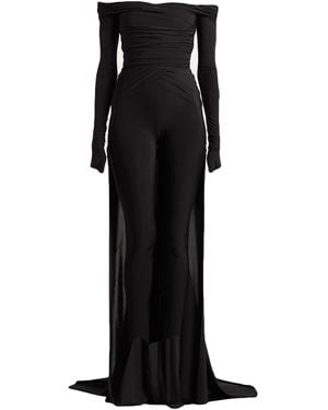 GIUSEPPE DI MORABITO Jumpsuit Polyester, Elastane - Black