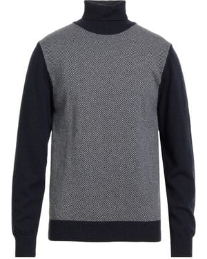 Luigi Borrelli Napoli Rollkragenpullover - Blau