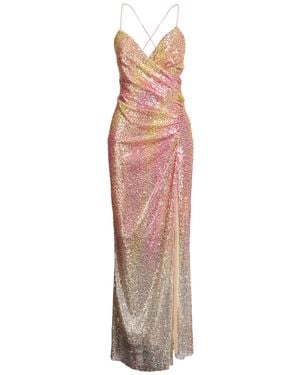 Hanita Maxi Dress Polyester - Pink