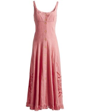 Marine Serre Maxi Dress - Red