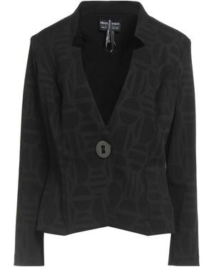 FRANK LYMAN Blazer Polyester, Nylon, Elastane - Black