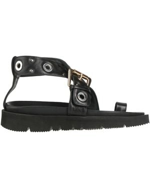 A.P.C. Sandalias De Dedo - Negro
