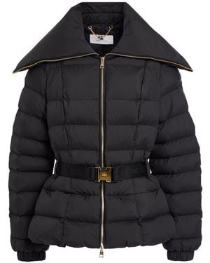 Elisabetta Franchi Puffer - Black