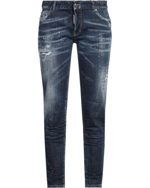 DSquared² Jeans Cotton, Elastane, Calfskin - Blue