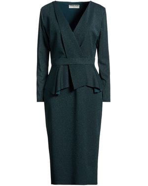 La Petite Robe Di Chiara Boni Deep Midi Dress Polyamide, Elastane - Blue