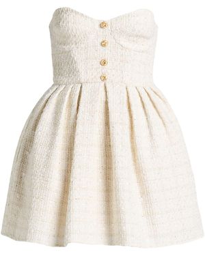 Elisabetta Franchi Mini-Kleid - Natur