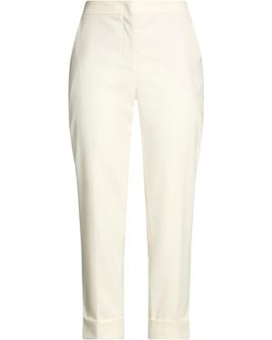 PT Torino Ivory Pants Virgin Wool, Polyamide, Elastane - White