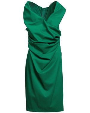 Talbot Runhof Midi Dress - Green