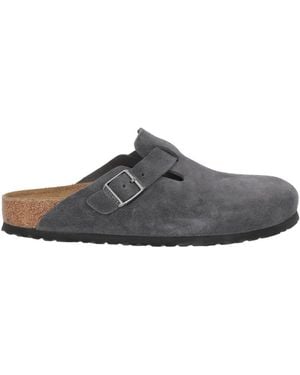 Birkenstock Mules & Clogs Leather - Gray