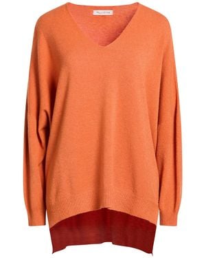 Manila Grace Jumper Viscose, Polyester, Polyamide - Orange
