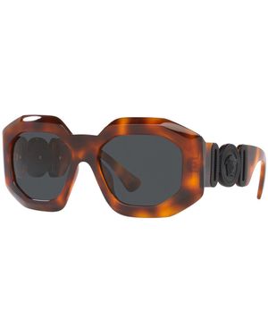 Versace Lunettes de soleil - Marron