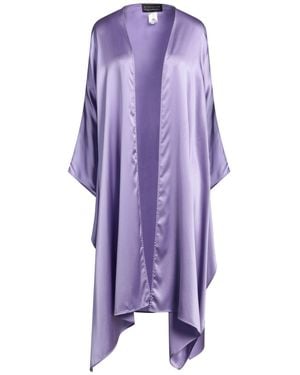 Gianluca Capannolo Overcoat & Trench Coat Silk, Elastane - Purple