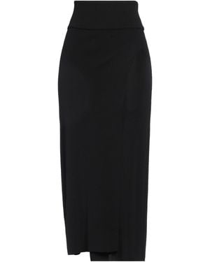 Isabel Benenato Maxi Skirt Viscose, Polyester - Black