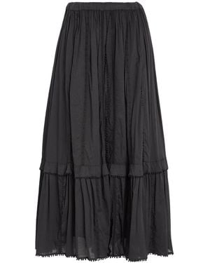 Jucca Maxi Skirt Cotton - Black
