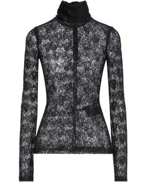 Liviana Conti Top Metallized Polyamide, Lyocell - Black