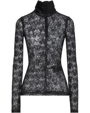 Liviana Conti Top Metallized Polyamide, Lyocell - Black