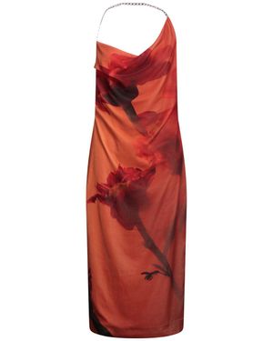 Stine Goya Vestito Midi - Rosso