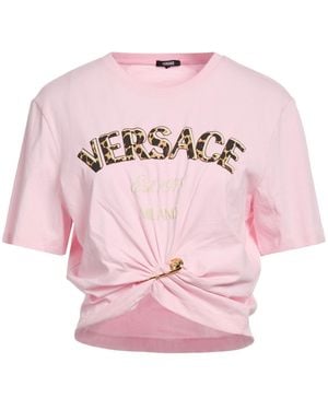Versace T-Shirt Cotton - Pink