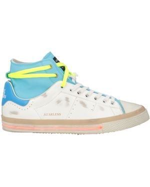 HIDNANDER Archetypal Trainers Leather, Textile Fibres - Blue