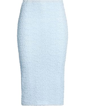 N°21 Sky Midi Skirt Silk - Blue