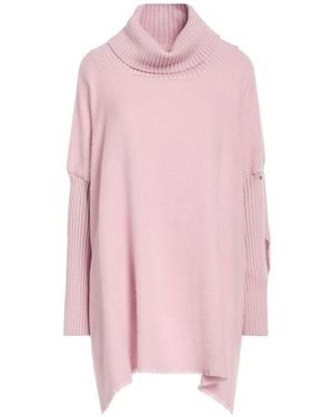 Herno Resort Turtleneck Virgin Wool, Cotton, Viscose - Pink