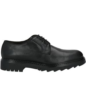 Exton Lace-Up Shoes Leather - Black