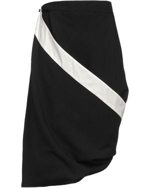 Quira Midi Skirt Virgin Wool - Black