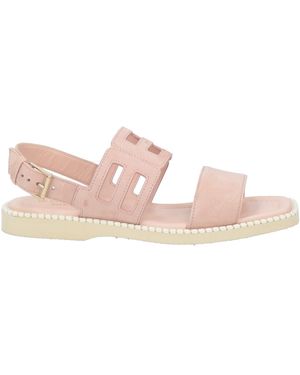 Hogan Sandals Leather - Pink