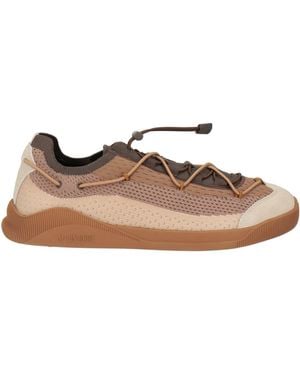 Moon Boot Sneakers Textile Fibers, Leather - Brown