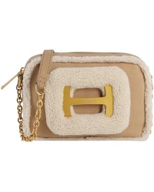 Hogan Cross-Body Bag Leather - Natural
