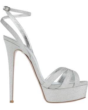 Le Silla Sandals Textile Fibres - White