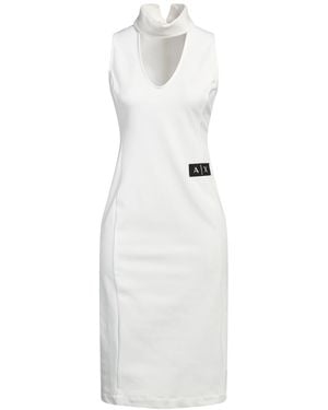 ARMANI EXCHANGE Midi Dress - White