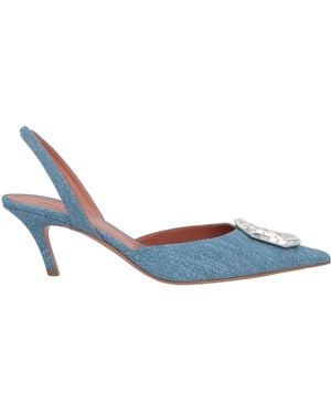 AMINA MUADDI Court Shoes Leather - Blue