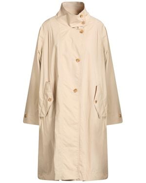 Low Classic Overcoat & Trench Coat Cotton, Nylon, Polyurethane - Natural