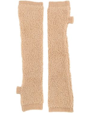 Tod's Sand Gloves Virgin Wool, Polyamide - Natural