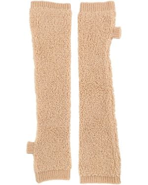 Tod's Sand Gloves Virgin Wool, Polyamide - Natural