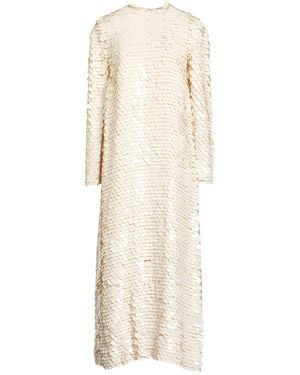 Zimmermann Maxi Dress Silk, Pvc - Natural