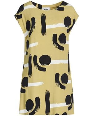 Alpha Studio Mini Dress - Yellow