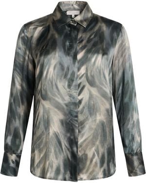 Antonelli Military Shirt Silk - Gray