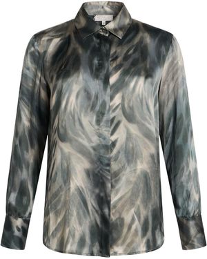 Antonelli Military Shirt Silk - Gray