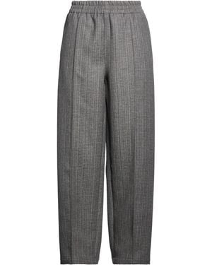 Ami Paris Trousers Virgin Wool, Polyacrylic, Wool, Silk, Polyester - Grey